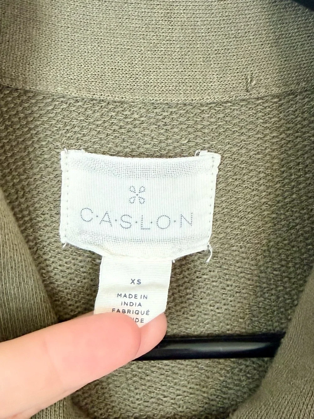 Caslon olive green
